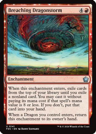 Breaching Dragonstorm (FDC-141) [Commander: Foundations] | Shuffle n Cut Hobbies & Games