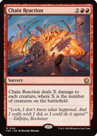 Chain Reaction (FDC-144) [Commander: Foundations] | Shuffle n Cut Hobbies & Games