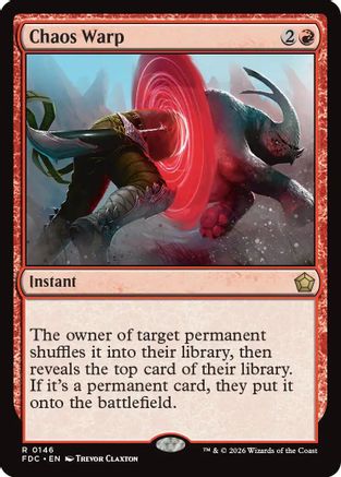 Chaos Warp (FDC-146) [Commander: Foundations] | Shuffle n Cut Hobbies & Games