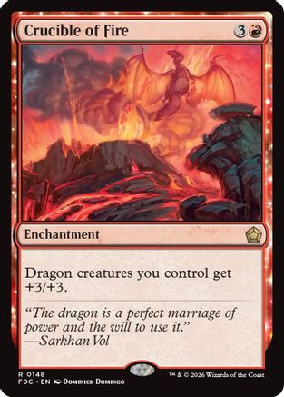 Crucible of Fire (FDC-148) [Commander: Foundations] | Shuffle n Cut Hobbies & Games