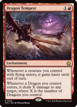 Dragon Tempest (FDC-150) [Commander: Foundations] | Shuffle n Cut Hobbies & Games