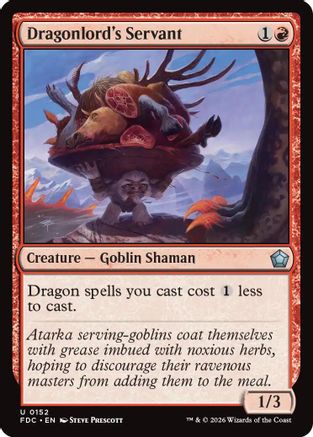 Dragonlord's Servant (FDC-152) [Commander: Foundations] | Shuffle n Cut Hobbies & Games
