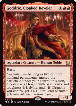 Goddric, Cloaked Reveler (FDC-158) [Commander: Foundations] | Shuffle n Cut Hobbies & Games