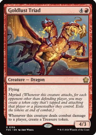 Goldlust Triad (FDC-159) [Commander: Foundations] | Shuffle n Cut Hobbies & Games