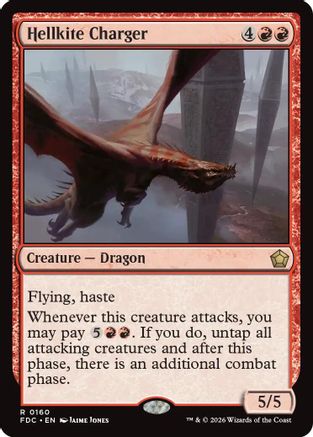 Hellkite Charger (FDC-160) [Commander: Foundations] | Shuffle n Cut Hobbies & Games