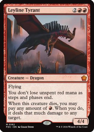 Leyline Tyrant (FDC-162) [Commander: Foundations] | Shuffle n Cut Hobbies & Games