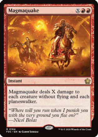 Magmaquake (FDC-164) [Commander: Foundations] | Shuffle n Cut Hobbies & Games