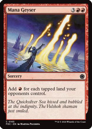 Mana Geyser (FDC-165) [Commander: Foundations] | Shuffle n Cut Hobbies & Games
