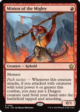 Minion of the Mighty (FDC-166) [Commander: Foundations] | Shuffle n Cut Hobbies & Games