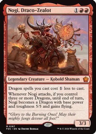 Nogi, Draco-Zealot (FDC-167) [Commander: Foundations] | Shuffle n Cut Hobbies & Games