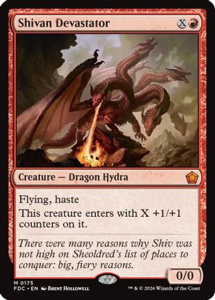 Shivan Devastator (FDC-175) [Commander: Foundations] | Shuffle n Cut Hobbies & Games