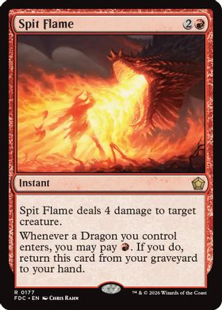Spit Flame (FDC-177) [Commander: Foundations] | Shuffle n Cut Hobbies & Games