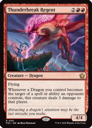 Thunderbreak Regent (FDC-181) [Commander: Foundations] | Shuffle n Cut Hobbies & Games