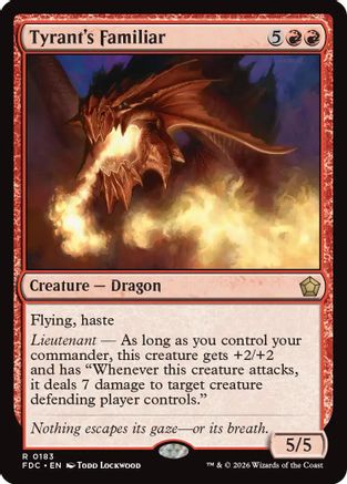 Tyrant's Familiar (FDC-183) [Commander: Foundations] | Shuffle n Cut Hobbies & Games