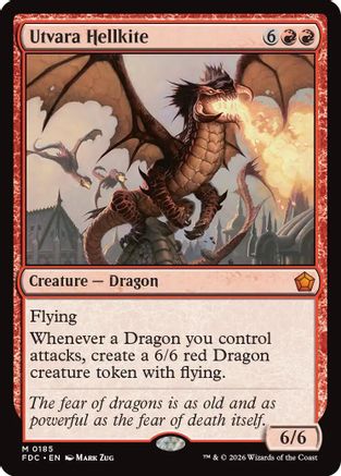 Utvara Hellkite (FDC-185) [Commander: Foundations] | Shuffle n Cut Hobbies & Games