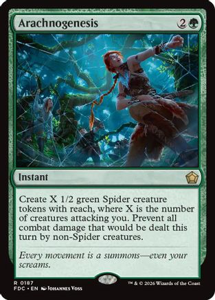 Arachnogenesis (FDC-187) [Commander: Foundations] | Shuffle n Cut Hobbies & Games