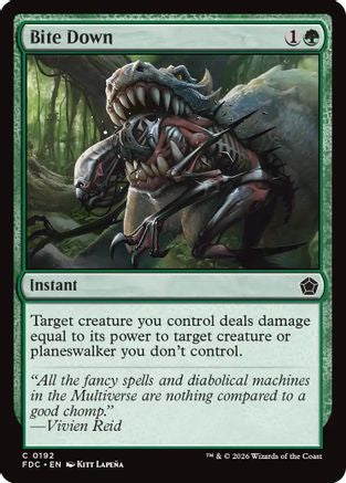 Bite Down (FDC-192) [Commander: Foundations] | Shuffle n Cut Hobbies & Games