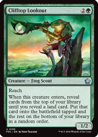 Clifftop Lookout (FDC-195) [Commander: Foundations] | Shuffle n Cut Hobbies & Games