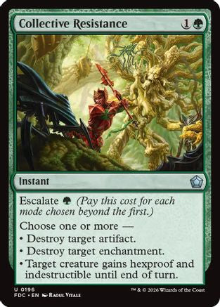Collective Resistance (FDC-196) [Commander: Foundations] | Shuffle n Cut Hobbies & Games
