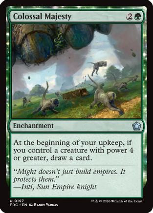 Colossal Majesty (FDC-197) [Commander: Foundations] | Shuffle n Cut Hobbies & Games