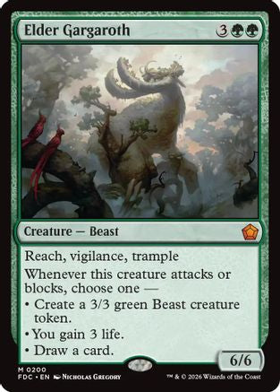 Elder Gargaroth (FDC-200) [Commander: Foundations] | Shuffle n Cut Hobbies & Games
