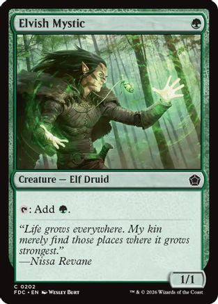 Elvish Mystic (FDC-202) [Commander: Foundations] | Shuffle n Cut Hobbies & Games