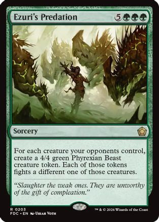 Ezuri's Predation (FDC-203) [Commander: Foundations] | Shuffle n Cut Hobbies & Games