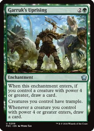 Garruk's Uprising (FDC-206) [Commander: Foundations] | Shuffle n Cut Hobbies & Games