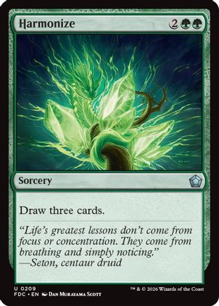 Harmonize (FDC-209) [Commander: Foundations] | Shuffle n Cut Hobbies & Games