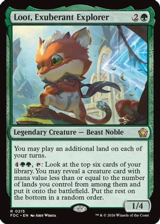 Loot, Exuberant Explorer (FDC-215) [Commander: Foundations] | Shuffle n Cut Hobbies & Games