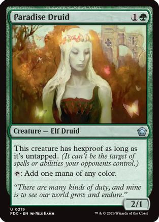 Paradise Druid (FDC-219) [Commander: Foundations] | Shuffle n Cut Hobbies & Games