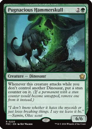 Pugnacious Hammerskull (FDC-220) [Commander: Foundations] | Shuffle n Cut Hobbies & Games