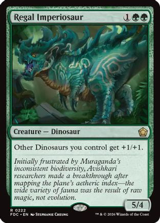 Regal Imperiosaur (FDC-222) [Commander: Foundations] | Shuffle n Cut Hobbies & Games