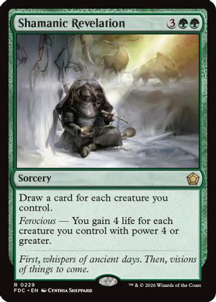 Shamanic Revelation (FDC-229) [Commander: Foundations] | Shuffle n Cut Hobbies & Games