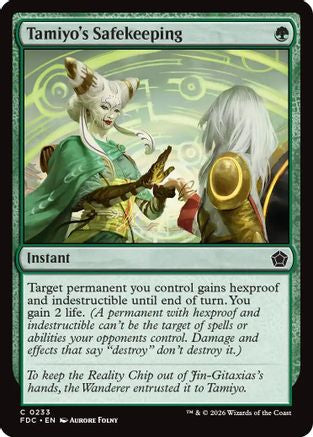 Tamiyo's Safekeeping (FDC-233) [Commander: Foundations] | Shuffle n Cut Hobbies & Games