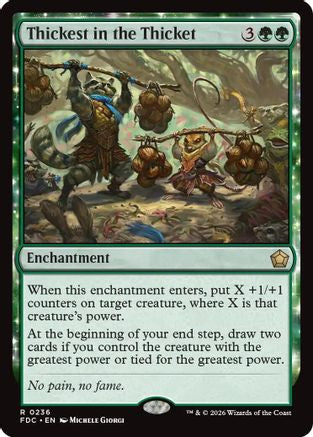 Thickest in the Thicket (FDC-236) [Commander: Foundations] | Shuffle n Cut Hobbies & Games
