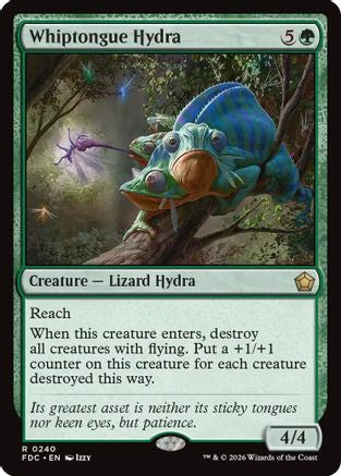 Whiptongue Hydra (FDC-240) [Commander: Foundations] | Shuffle n Cut Hobbies & Games