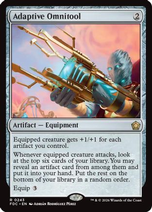 Adaptive Omnitool (FDC-243) [Commander: Foundations] | Shuffle n Cut Hobbies & Games