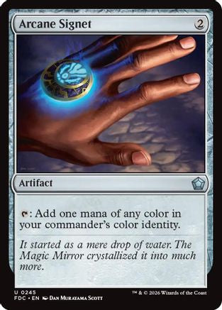 Arcane Signet (FDC-245) [Commander: Foundations] | Shuffle n Cut Hobbies & Games