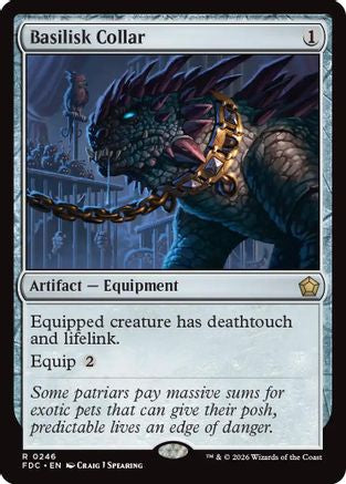 Basilisk Collar (FDC-246) [Commander: Foundations] | Shuffle n Cut Hobbies & Games