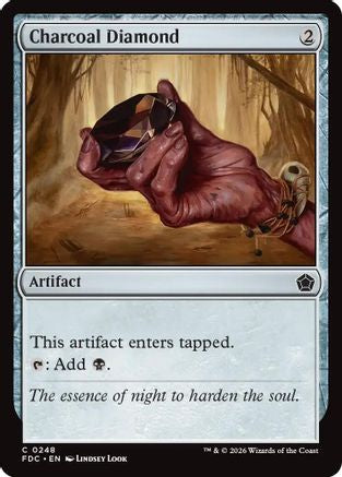 Charcoal Diamond (FDC-248) [Commander: Foundations] | Shuffle n Cut Hobbies & Games
