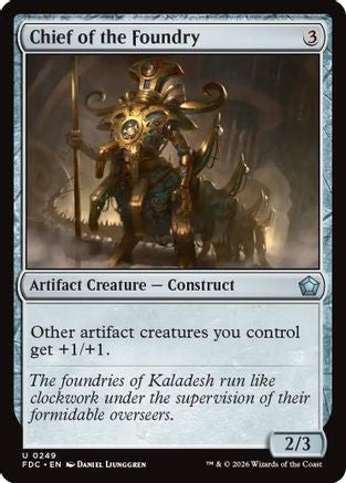 Chief of the Foundry (FDC-249) [Commander: Foundations] | Shuffle n Cut Hobbies & Games