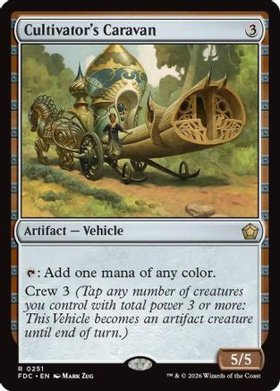 Cultivator's Caravan (FDC-251) [Commander: Foundations] | Shuffle n Cut Hobbies & Games