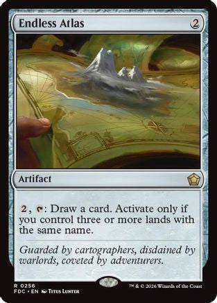 Endless Atlas (FDC-256) [Commander: Foundations] | Shuffle n Cut Hobbies & Games