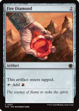 Fire Diamond (FDC-257) [Commander: Foundations] | Shuffle n Cut Hobbies & Games
