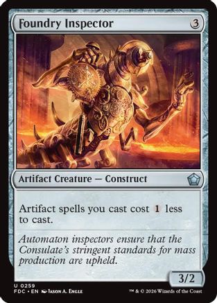 Foundry Inspector (FDC-259) [Commander: Foundations] | Shuffle n Cut Hobbies & Games