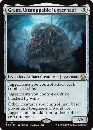 Graaz, Unstoppable Juggernaut (FDC-260) [Commander: Foundations] | Shuffle n Cut Hobbies & Games