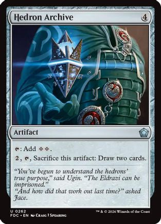 Hedron Archive (FDC-262) [Commander: Foundations] | Shuffle n Cut Hobbies & Games