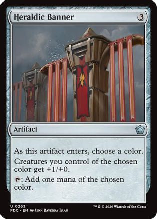 Heraldic Banner (FDC-263) [Commander: Foundations] | Shuffle n Cut Hobbies & Games