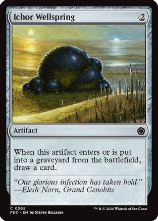 Ichor Wellspring (FDC-265) [Commander: Foundations] | Shuffle n Cut Hobbies & Games
